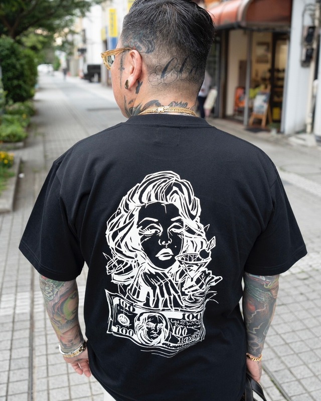 Marilyn  S/S T-shirt （Black）