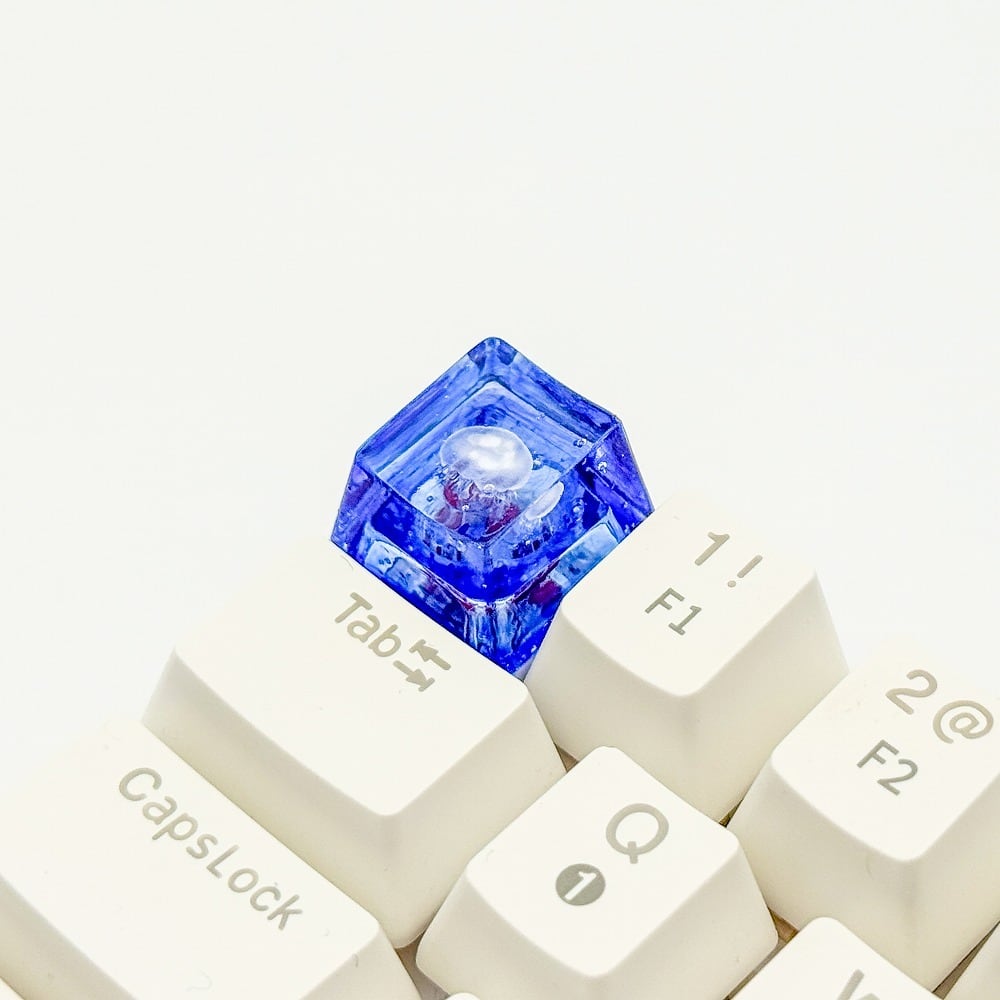 キーキャップ/Keycap】青幻クラゲ/Blue Phantom Jellyfish | トトリエ