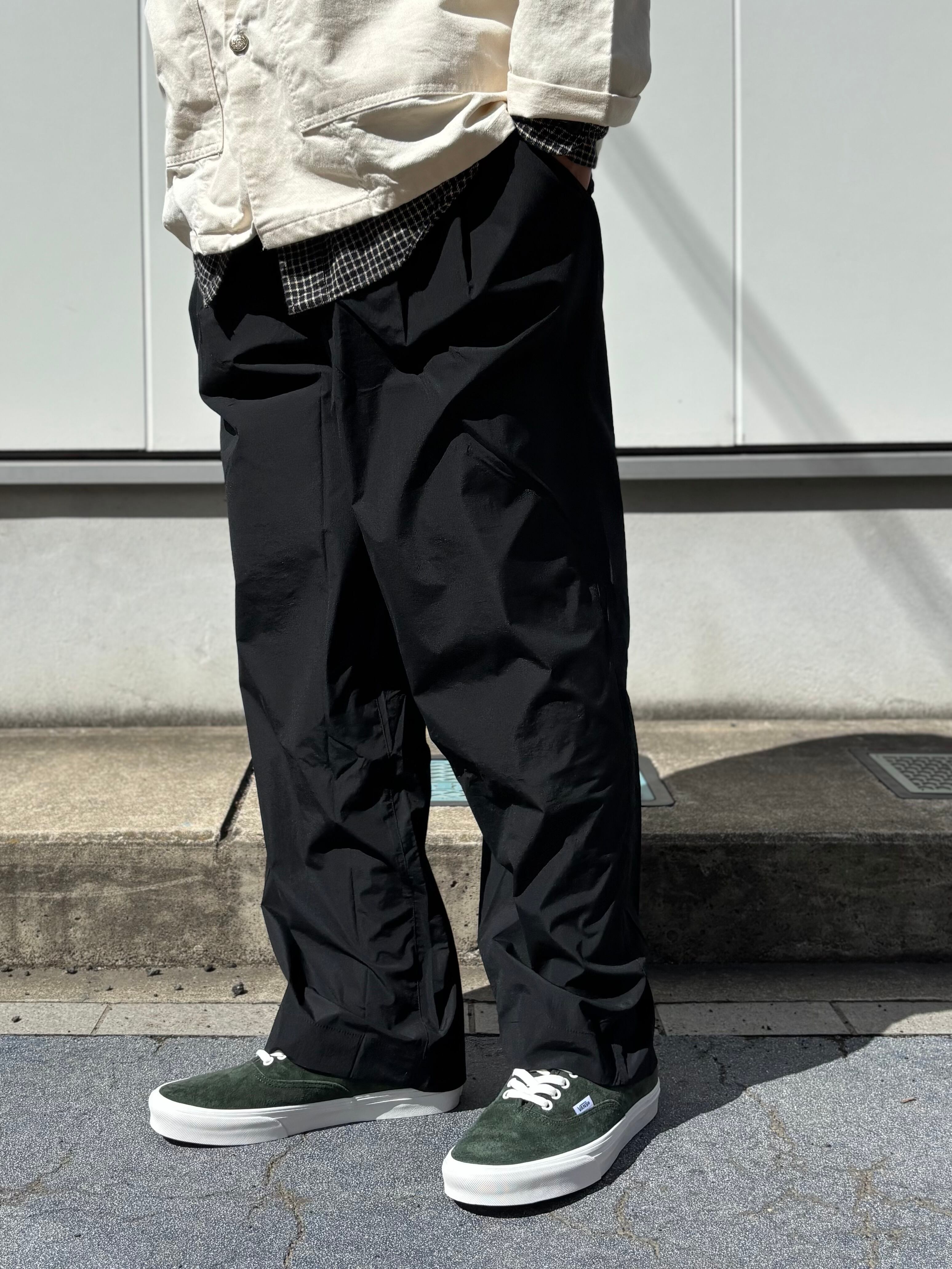 SEABEES Zero Gravity Nylon Pants - Black Brown Gray / シービーズ