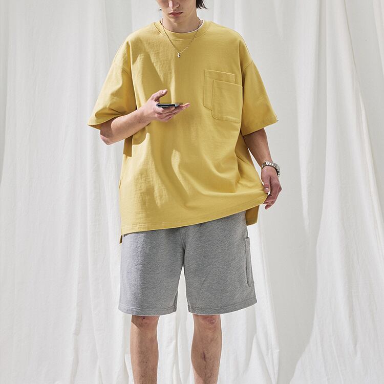 ★HEAVY WEIGHT DROPPED SHOULDER HALF SLEEVES　　　A0482