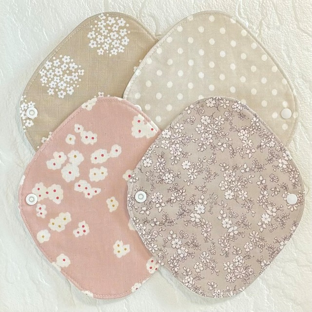 使い方2通り✩2way 布ナプキン 布ライナー ワッフル オーガニック 防水タイプ 261