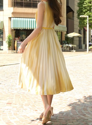 MARILYN DRESS▷女神ワンピース Yellow