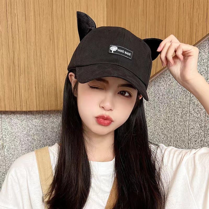 送料無料】FS-07 猫 ねこ 猫耳 2way キャップ 帽子 ゴーグル 親子 兄弟