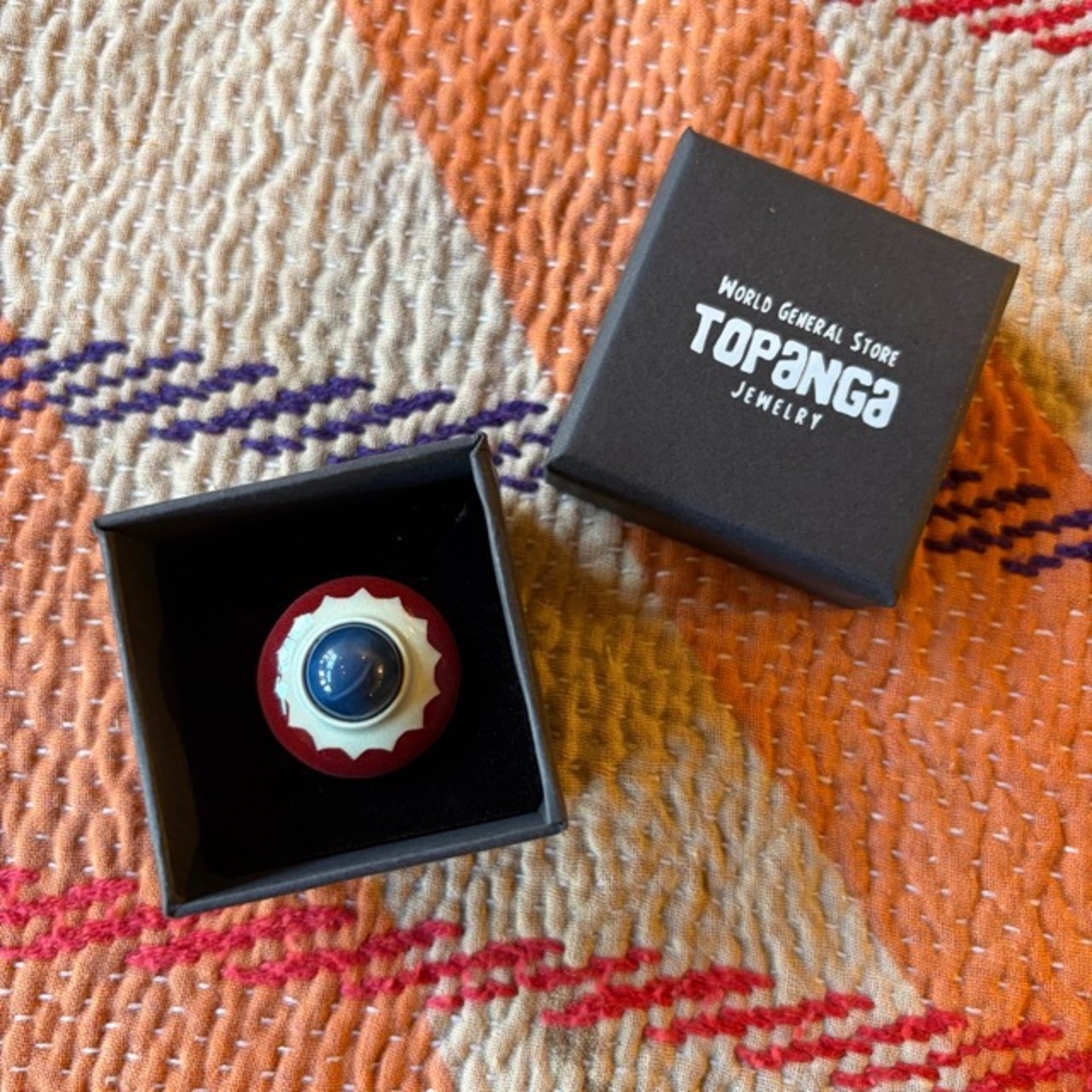 TOPANGA Jewelry  FOLK Art Ring Round　フォークアートリング　ラウンド　指輪　リング　フラワー　Ring　