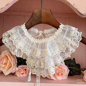 «sold out» Pearl Lace cape  アーイシャパールケープ 付け襟