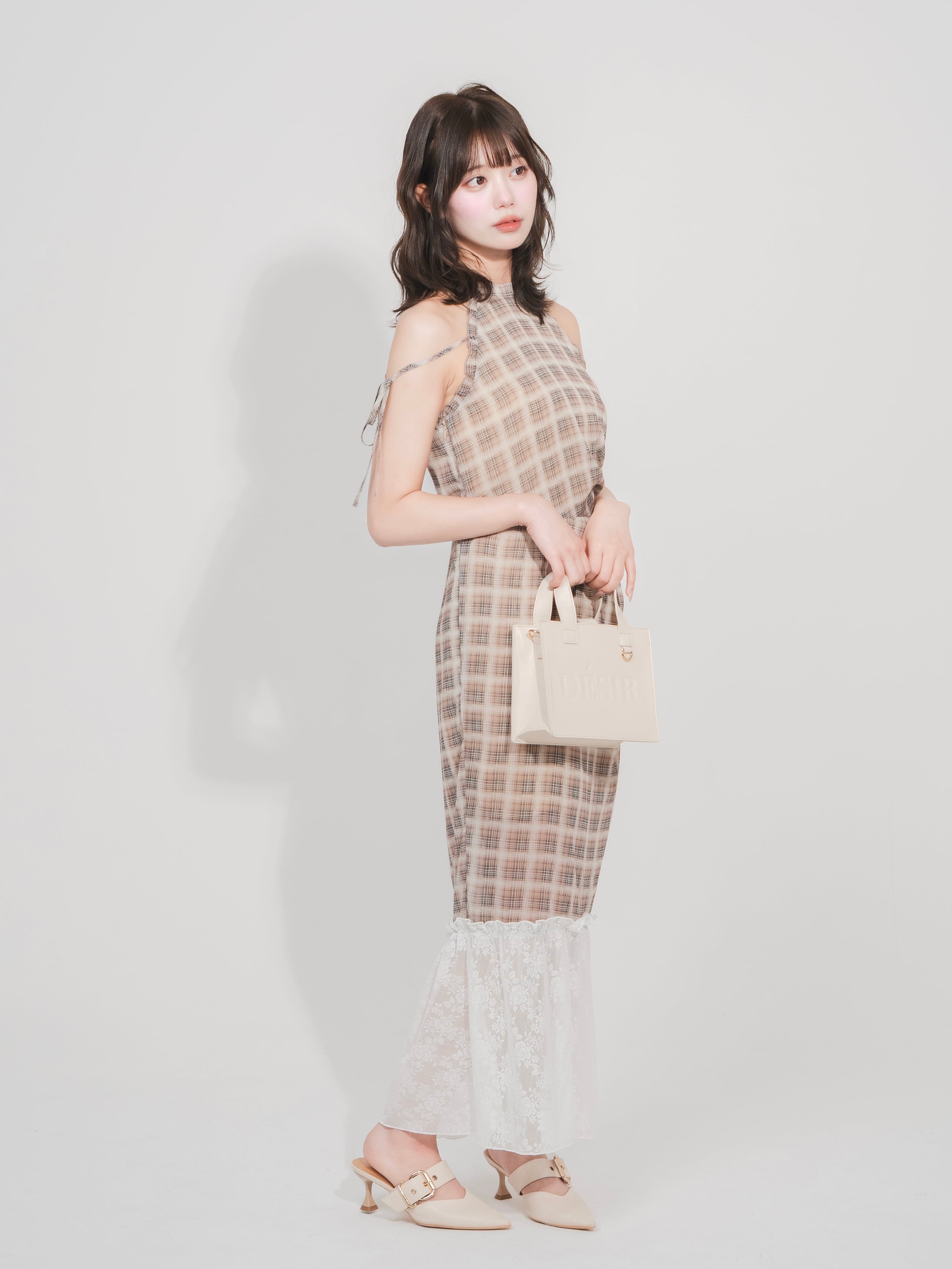 lace docking long onepiece