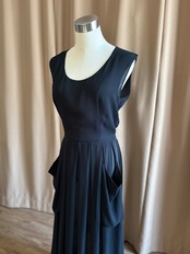 MADE IN ITALY black sheer dress-5138-7