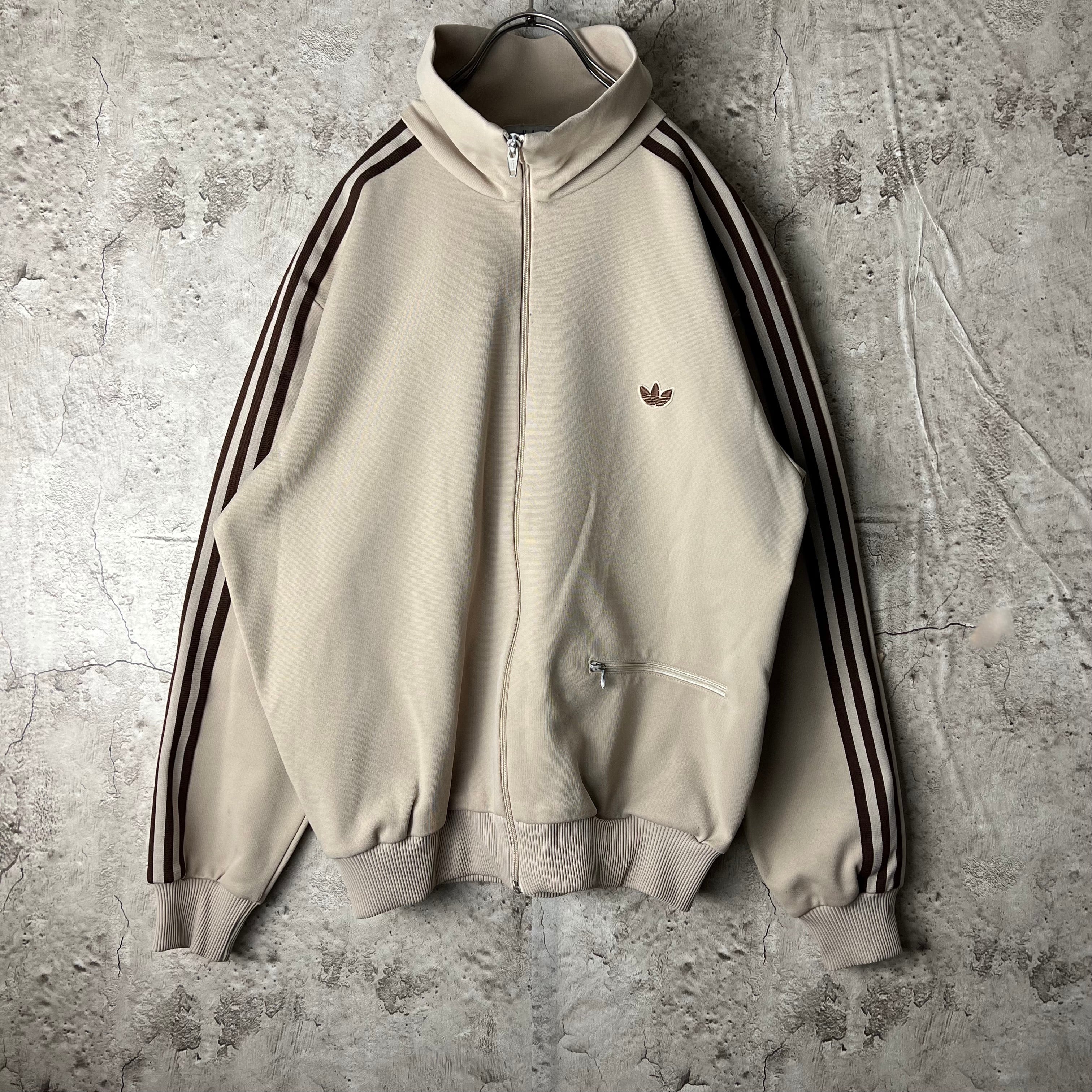 【adidas】90s デサント 日本製 トラックジャケット 緑 XL 希少