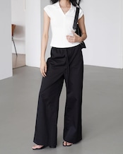 Cotton easy wide Pants T20315