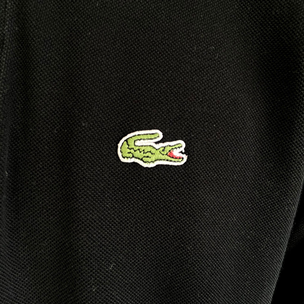 90年代 フランス製 LACOSTE フレンチラコステ 長袖ポロシャツ メンズM 