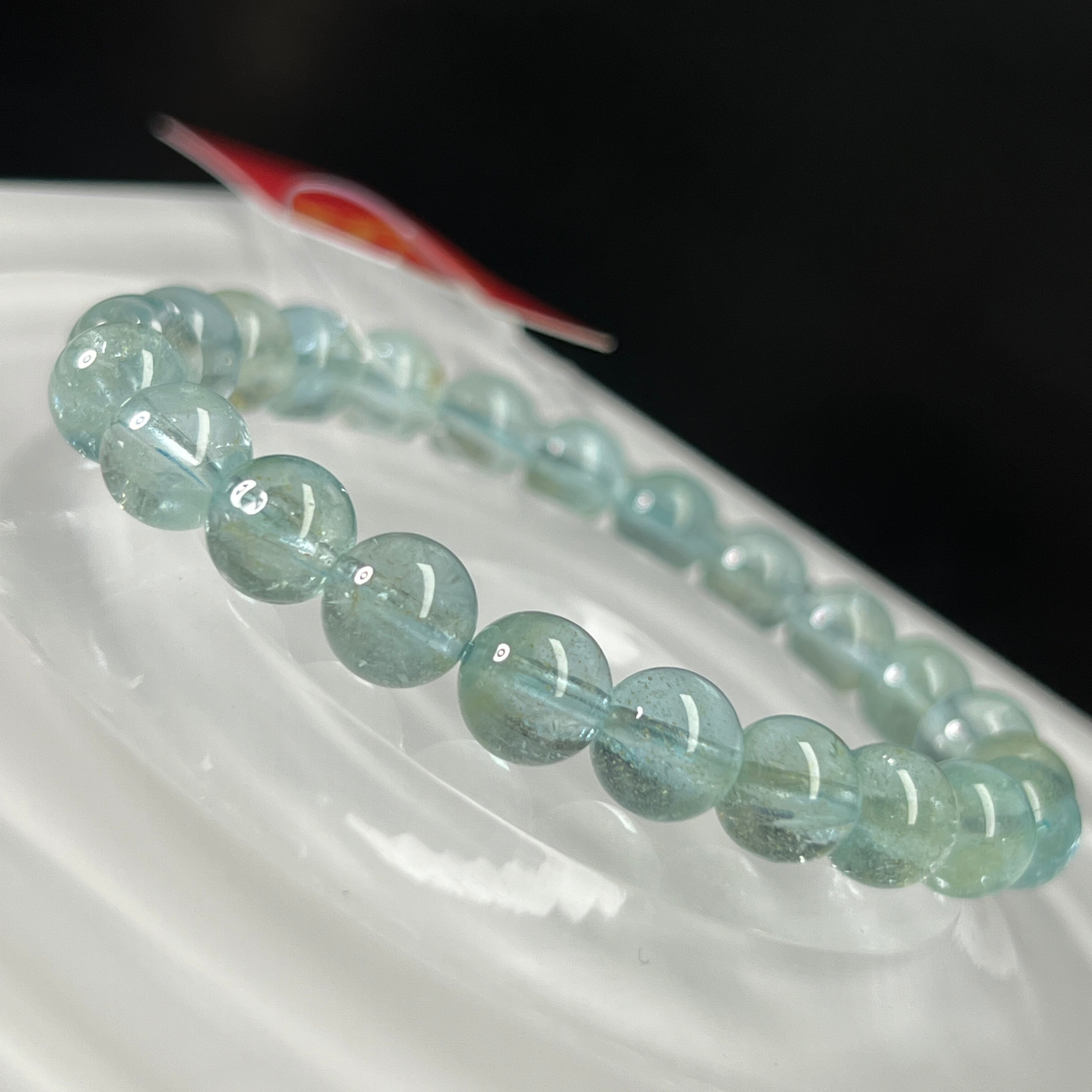 185. 稀少⭐️ブルーグリーントパーズ-8.1mm- | swan