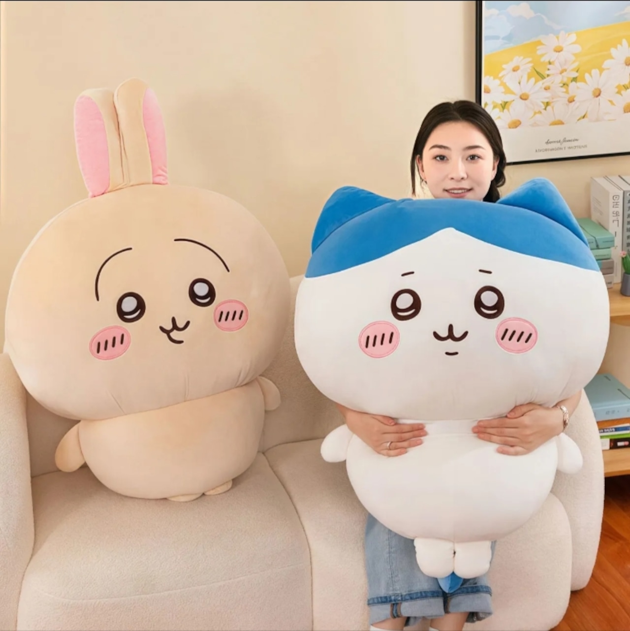 ちいかわ ハチワレ 豪華 ぬいぐるみセット ちいかわ ウサギ・ちいかわ・ハチワレ ぬいぐるみセット 可愛い