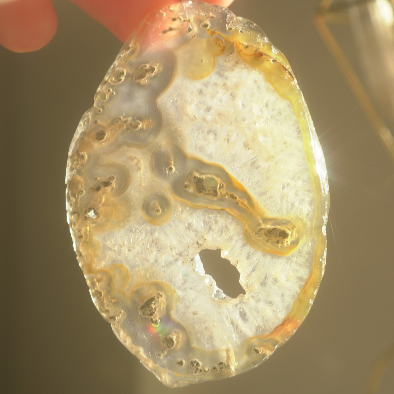 Silver Frost - アゲートヒーリングチャイム / Agate Healing Chime 1144