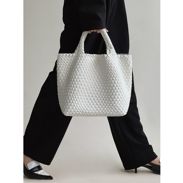 全8色/Woven leather tote bag　M3533