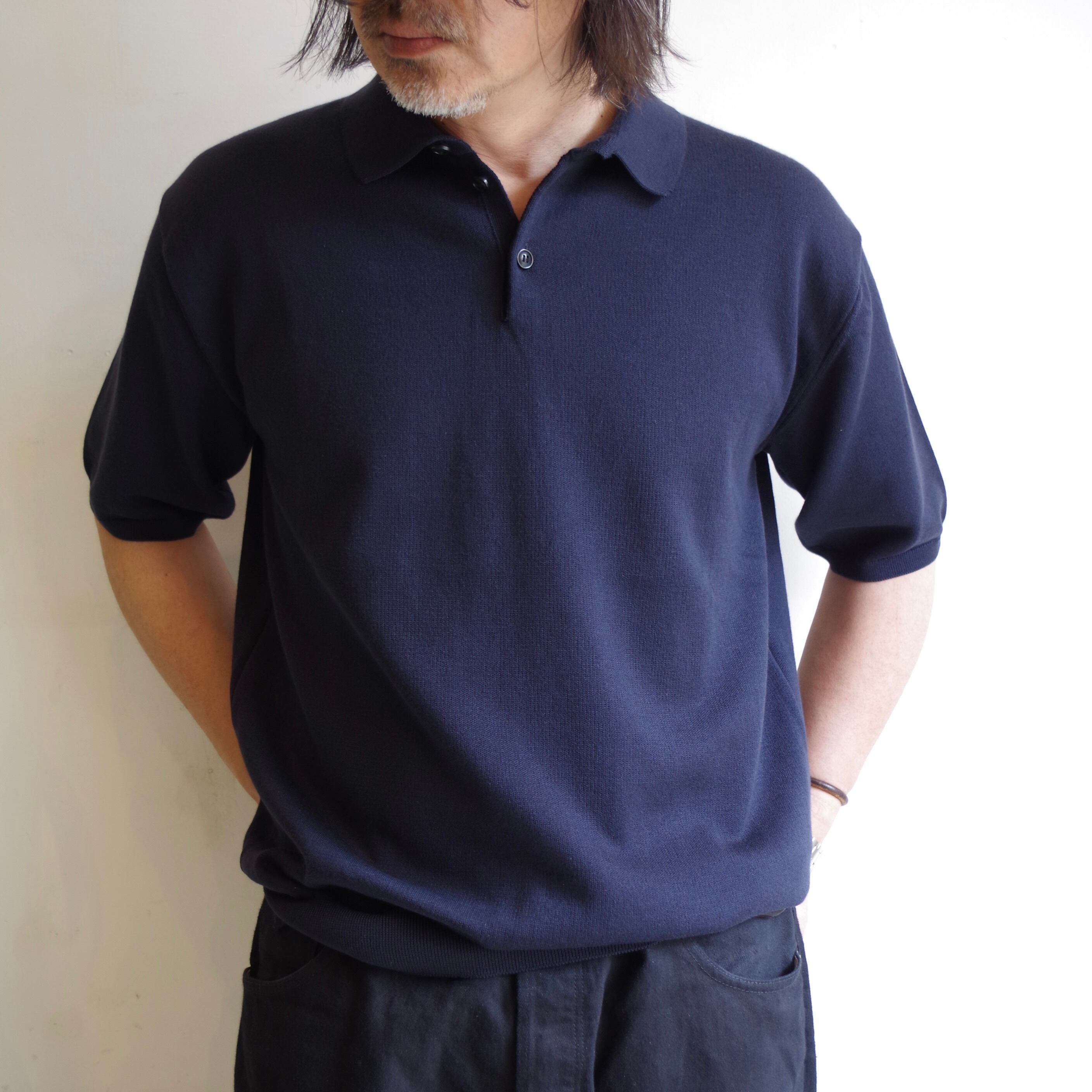 comm.arch. Giza Cotton Knitted Polo S/S | 1F Store