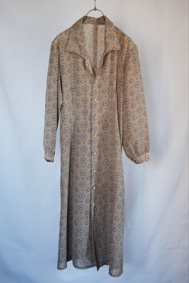 Vintage Button Down Dress Mellon Collie