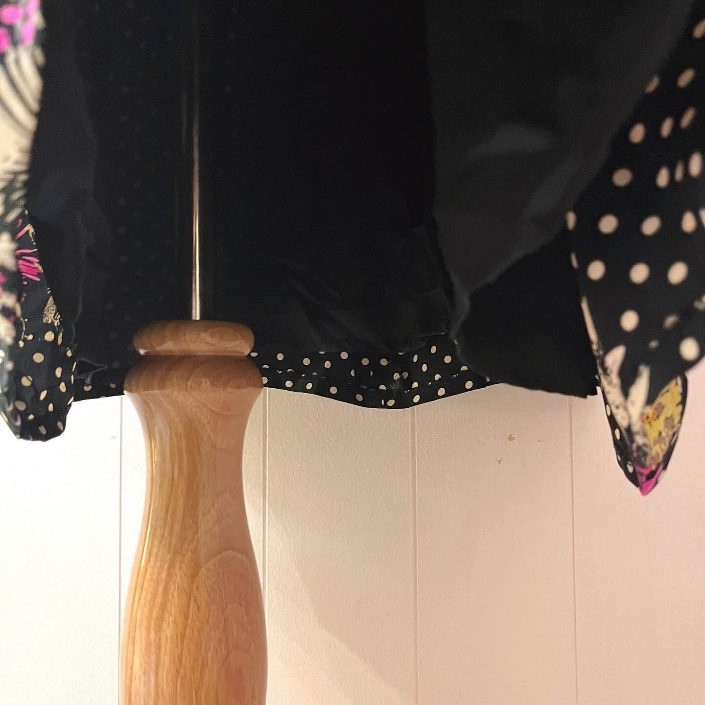 rétro flower white dot flare one-piece