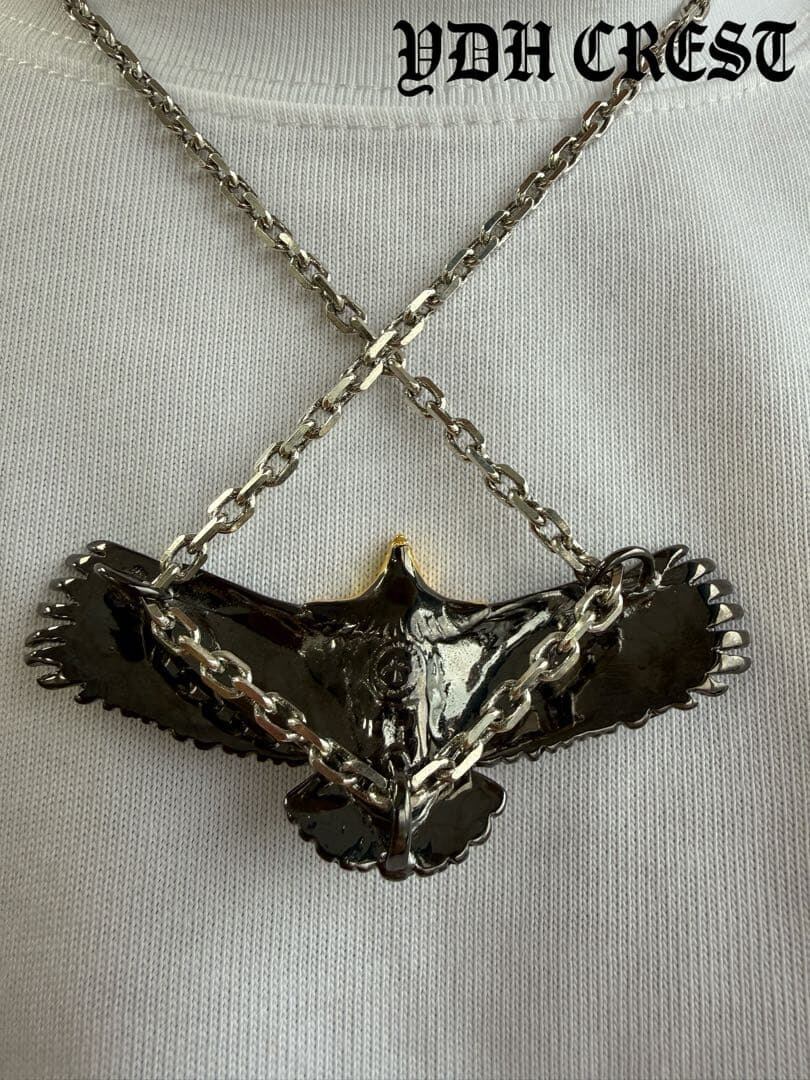 ✨GYGQ ガンメタ加工 ネイティブアメリカン イーグルネックレス 刻印