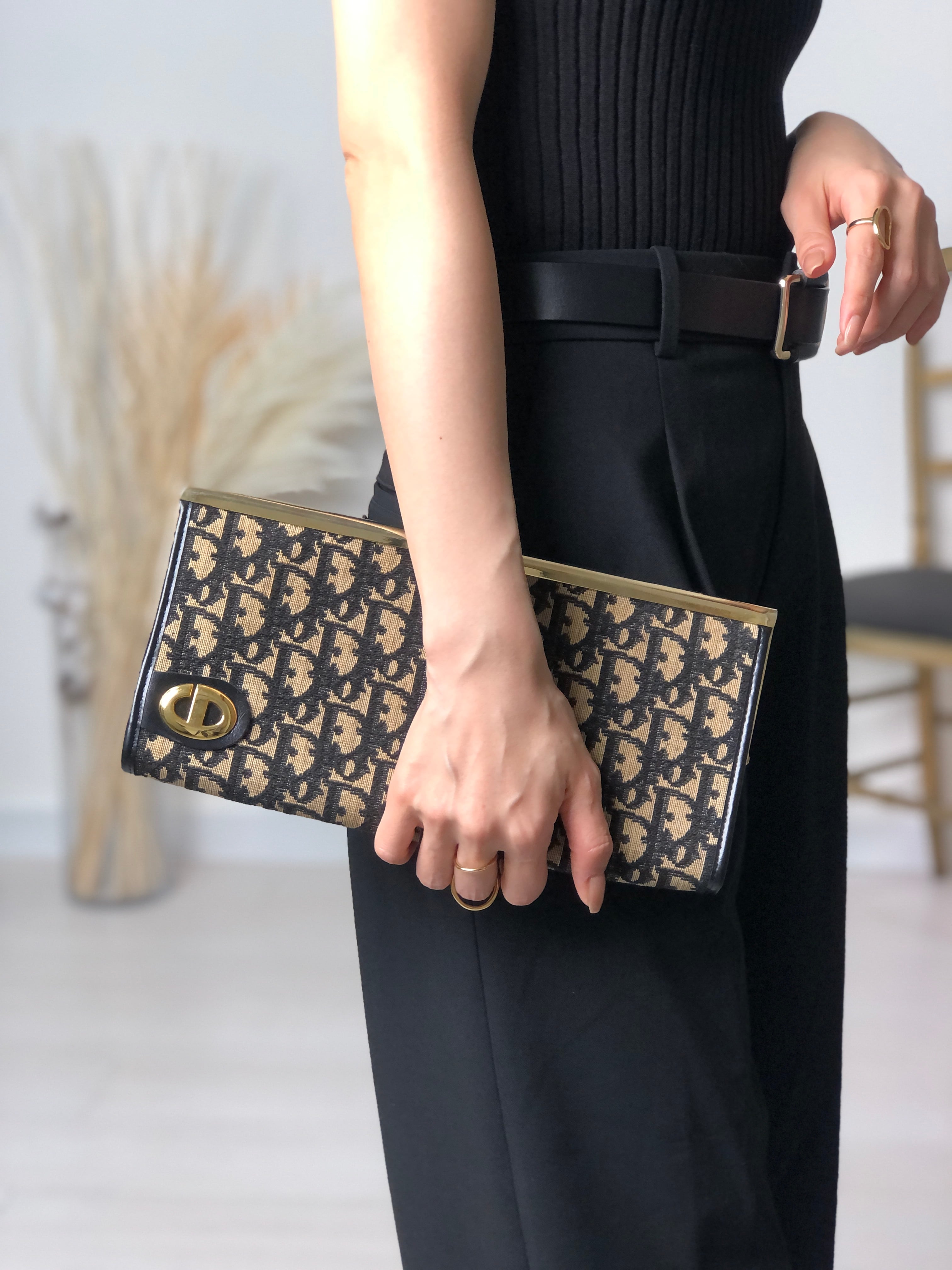 Christian Dior クリスチャン ディオール トロッター ハンドバッグ