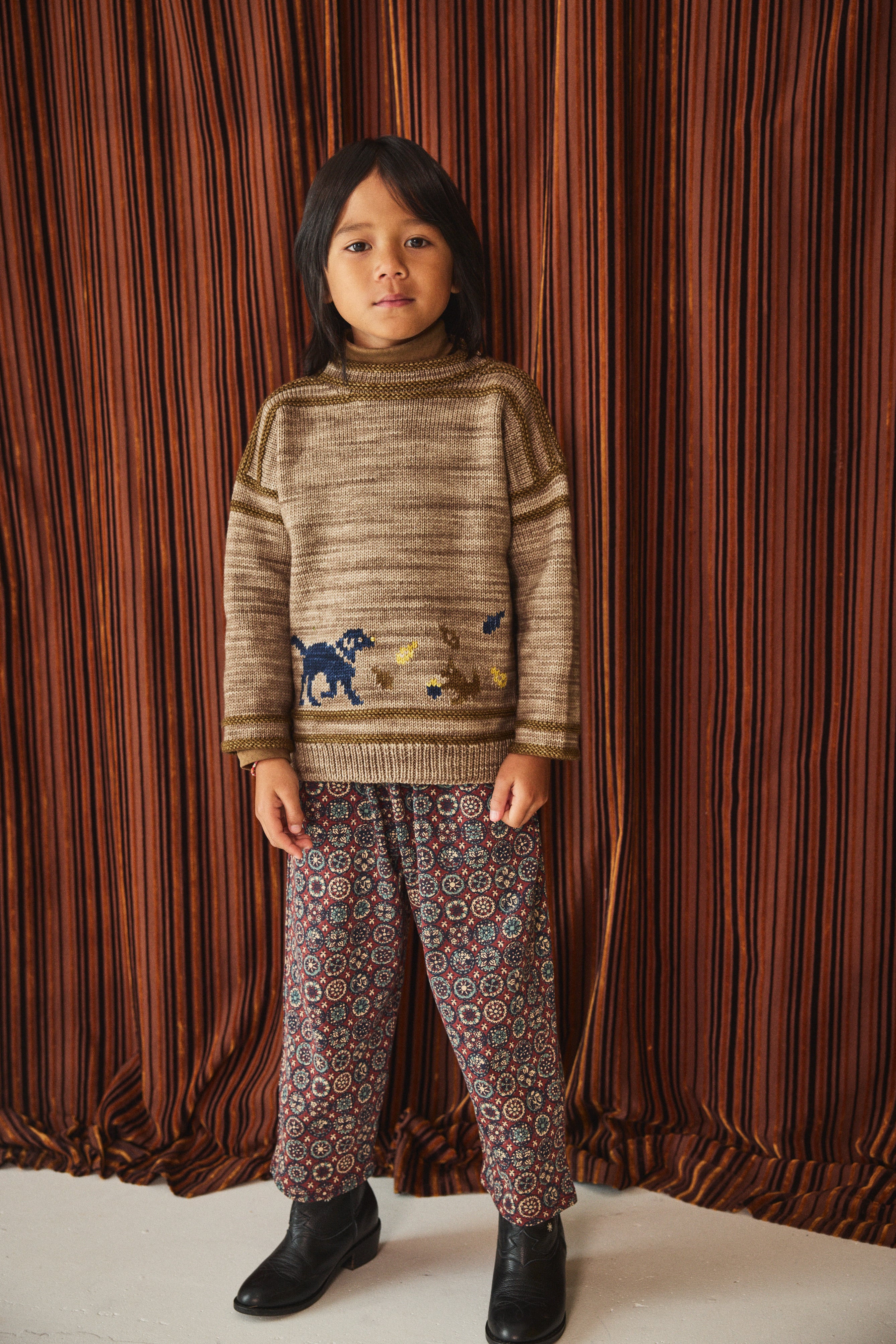Misha&Puff 25AW Winter 〉 Camp Pant / Madder Root Folk Tile | 世界