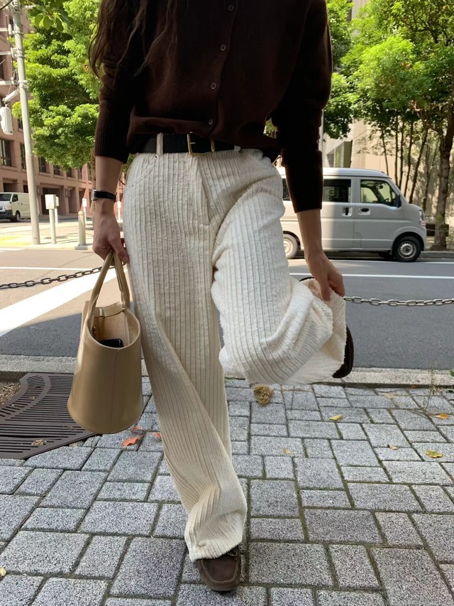 (予約) LIFFEY / Corduroy banding pants 4color