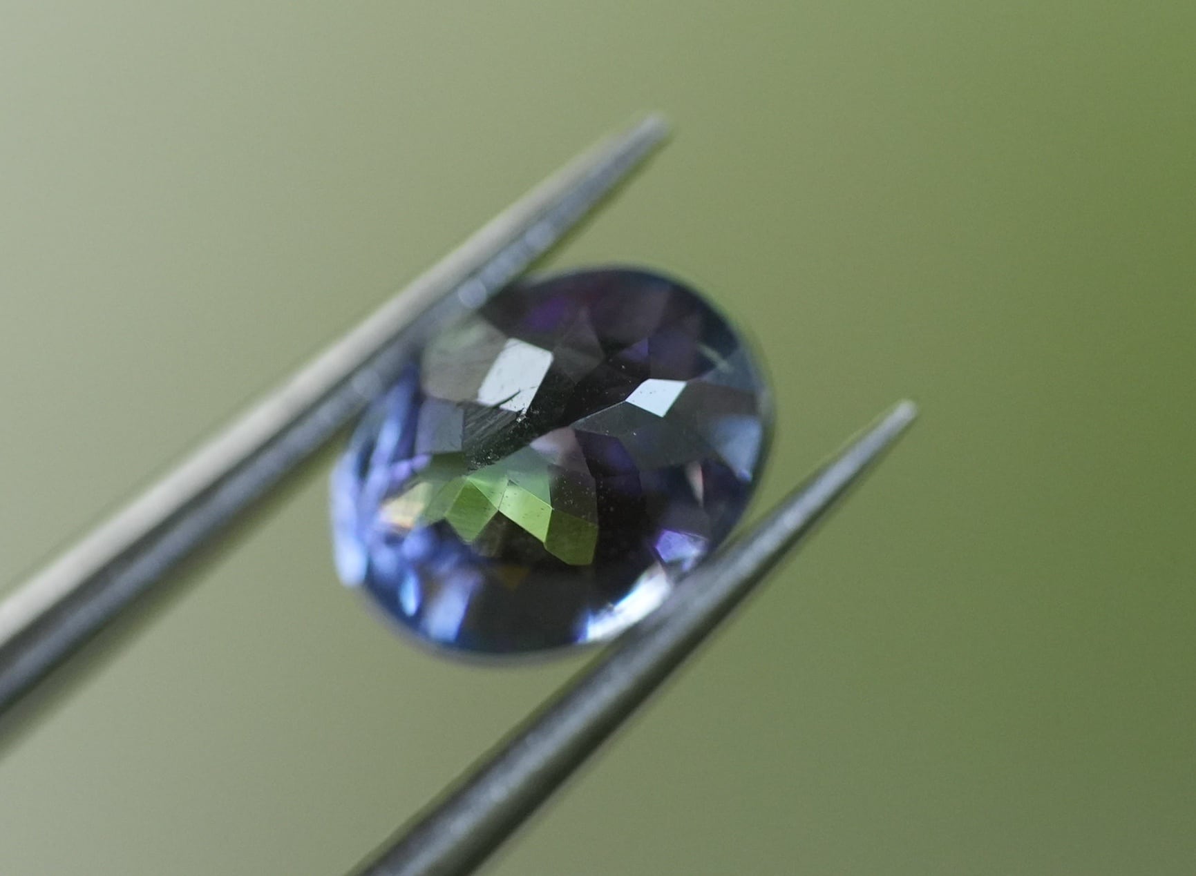 no.0380 ランプワークとタンザナイトのコンポジット　一点物 1.0 ct ☆tanzanite タンザナイトs1203 | Funky garuda Stone