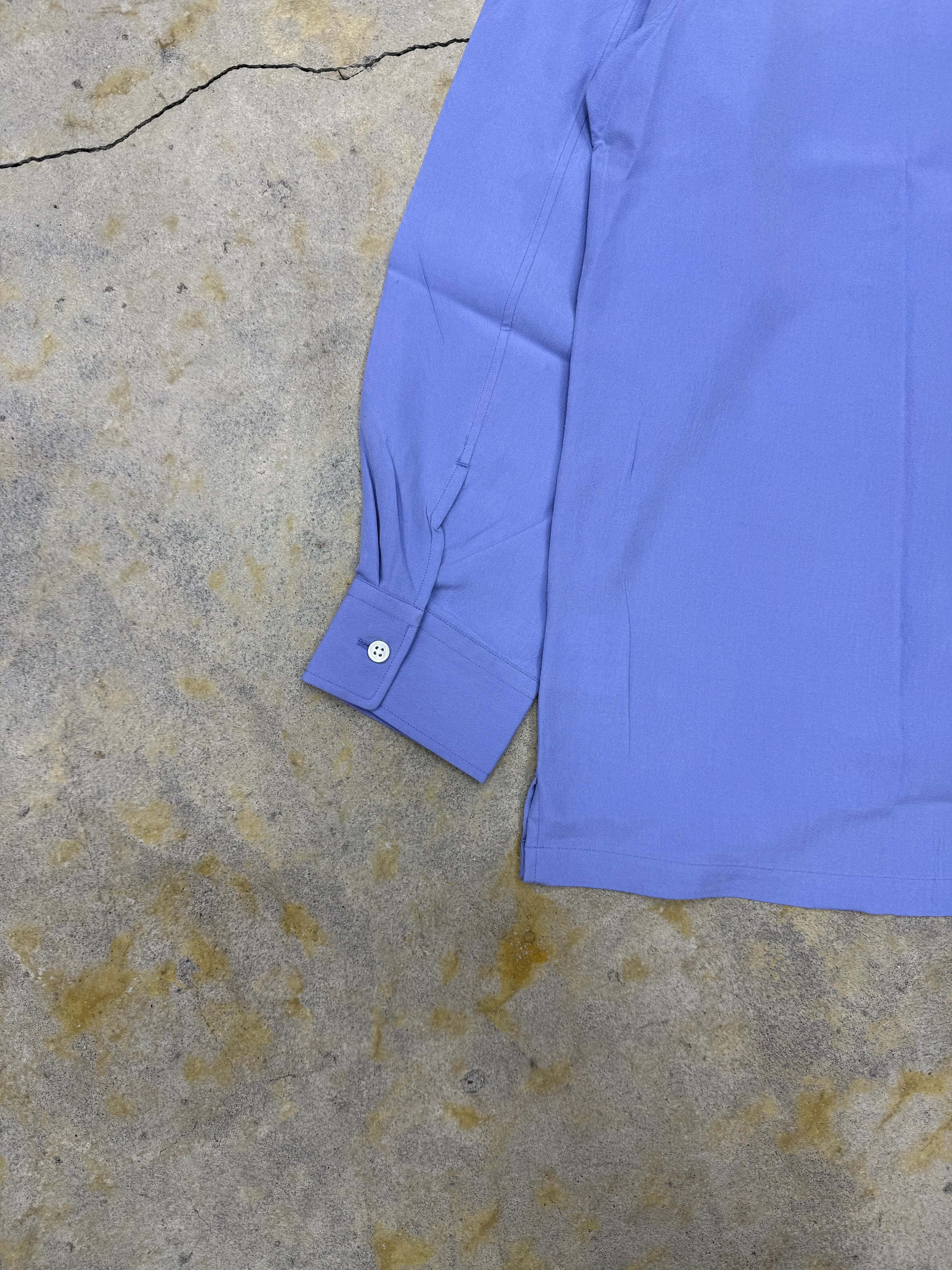 Ernie Palo | Silk Nidom Shirt | Purple | HOWDAY