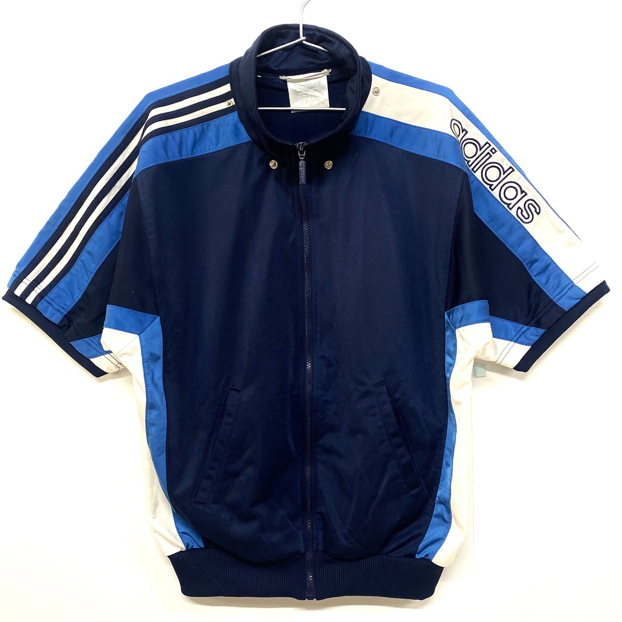 90年代 adidas アディダス 切り替え 半袖 ジャージ トラックジャケット 