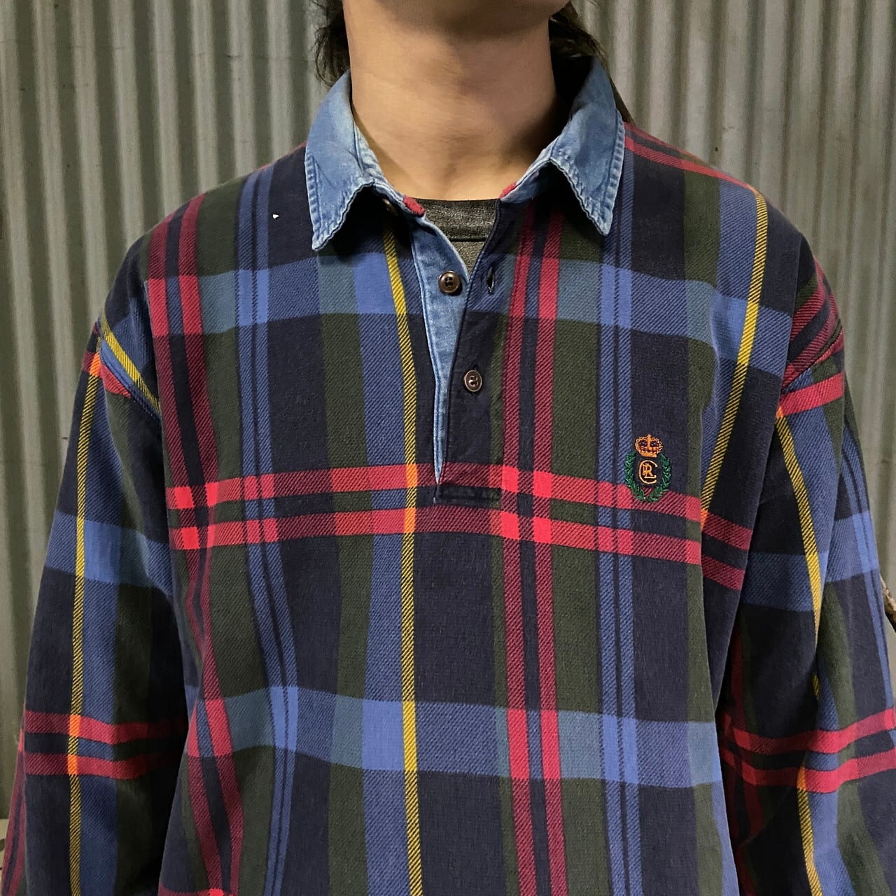 90年代 CHAPS Ralph Lauren チャップス ラルフローレン デニム切り替え