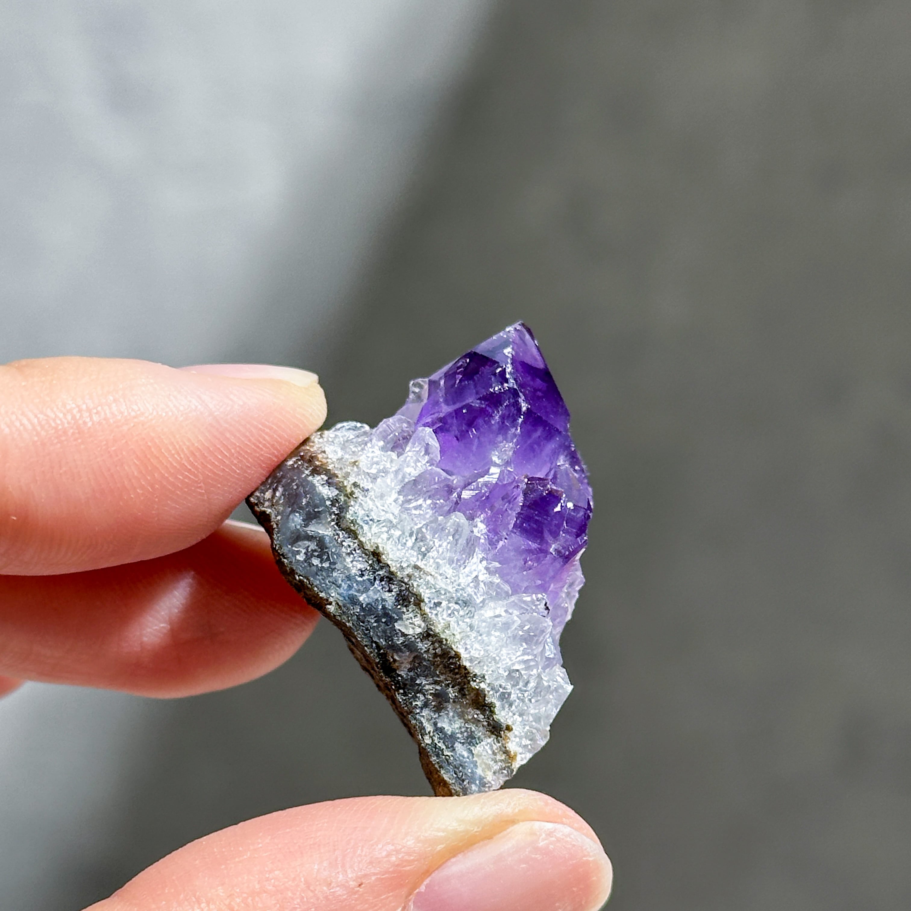 アメジスト台座付三点セット