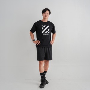 CT26-001 COTTON TEE BLK/WHT