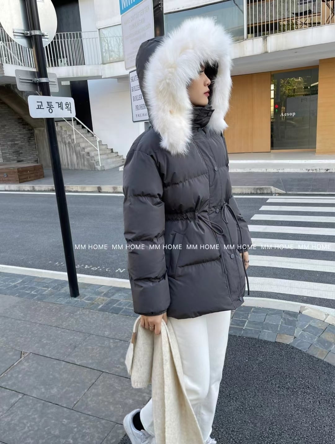 フードファー付きジャケット　AJ42441-8887