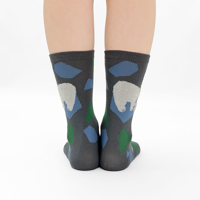 【Miyuki Matsuo】松尾ミユキ  SOCKS POLAR BEAR シロクマ ソックス