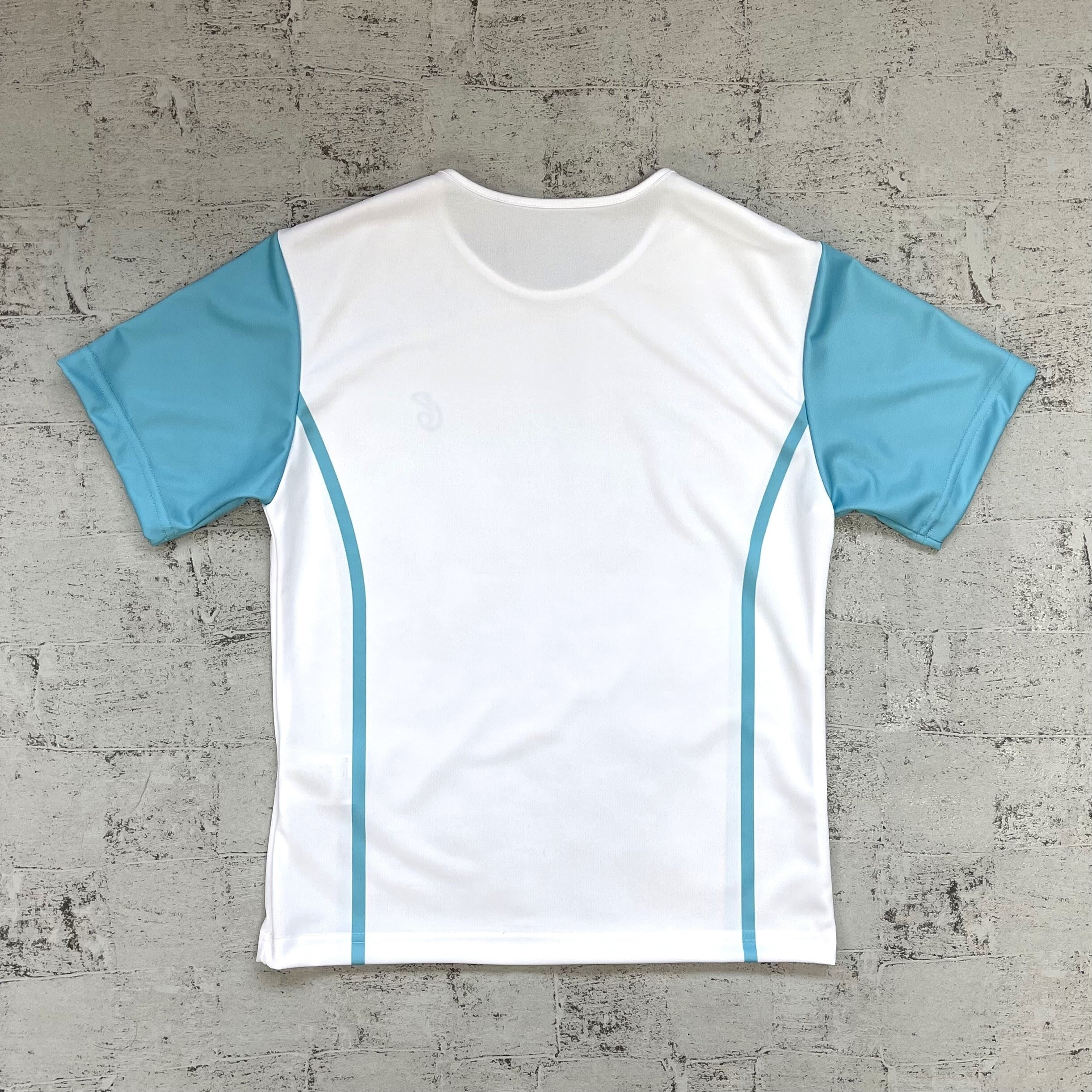 ジュニア 女子 ゲームシャツ 25JLSA【white × light blue】