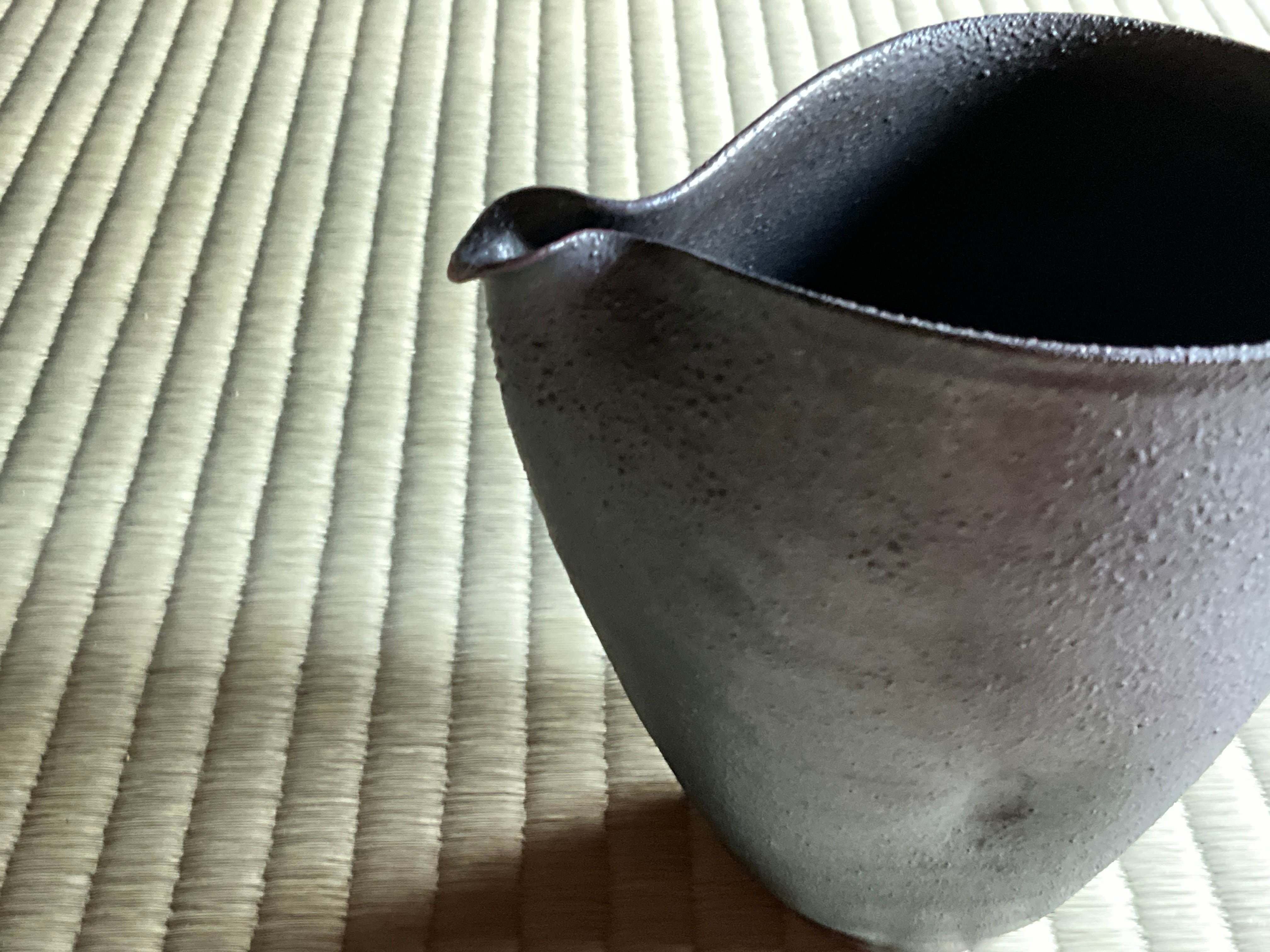 泥彩片口酒器 大 | ohmitogei
