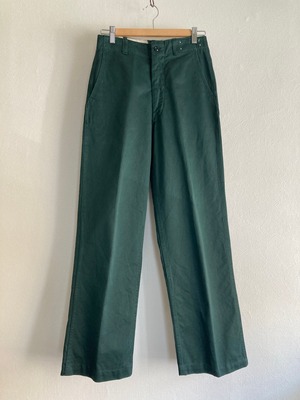 1960s Vintage Work Pants / ヴィンテージグリーンワークパンツ