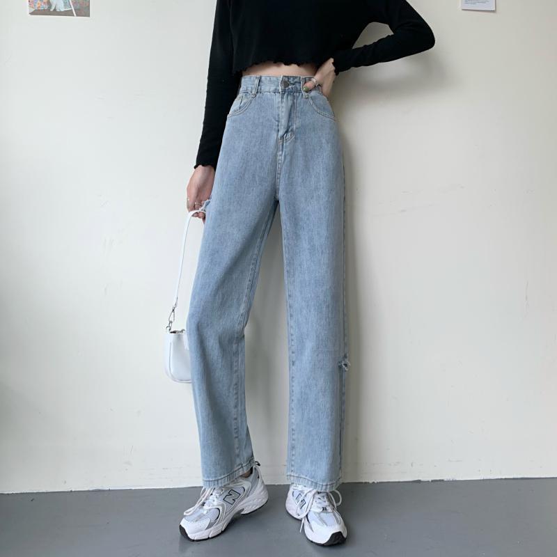 ウェストジーンズ スプリングオータムルーズ 春物 秋物 1号婦人11204656994