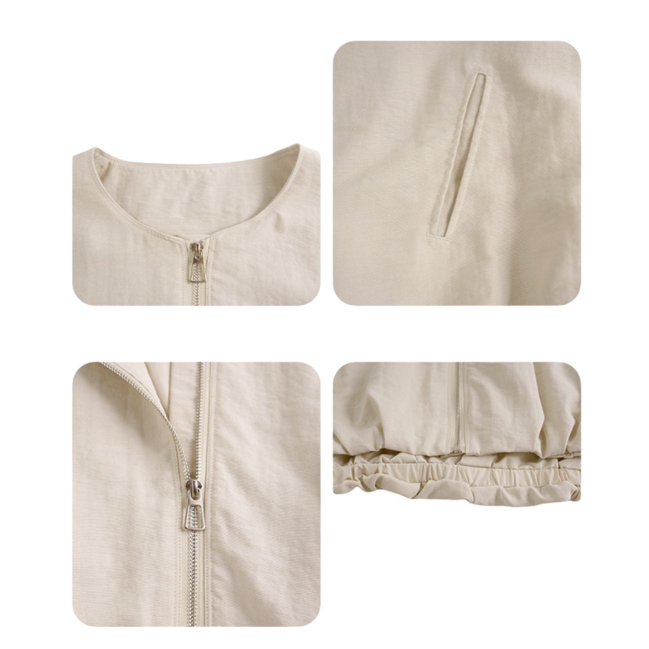 No Collar Jacket T3539