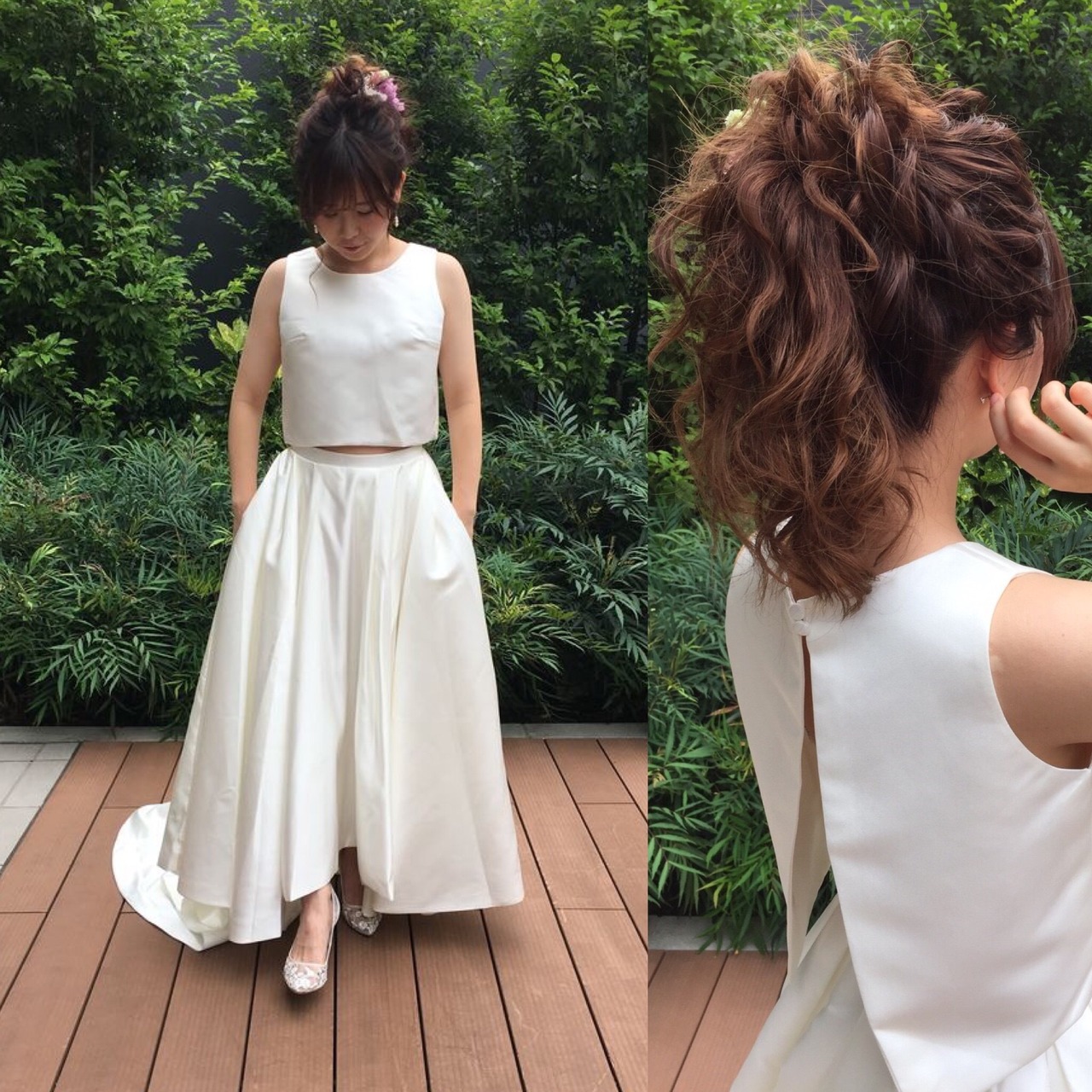 サテンセパレートドレスR7903 | みんなのドレス 