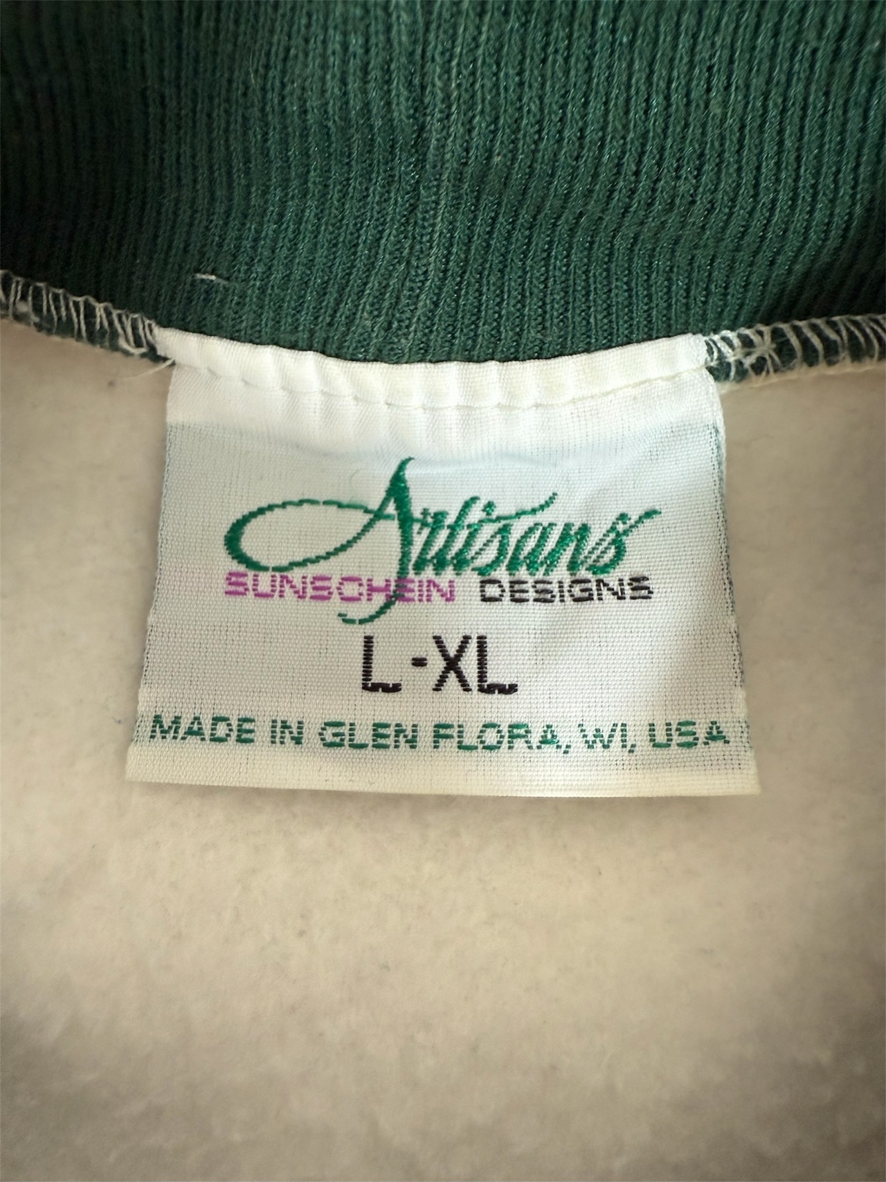 90's USA スウェット 雪プリント