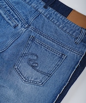 【#Re:room】SIDE LINE W WAIST VINTAGE SLIM DENIM ［REP232］