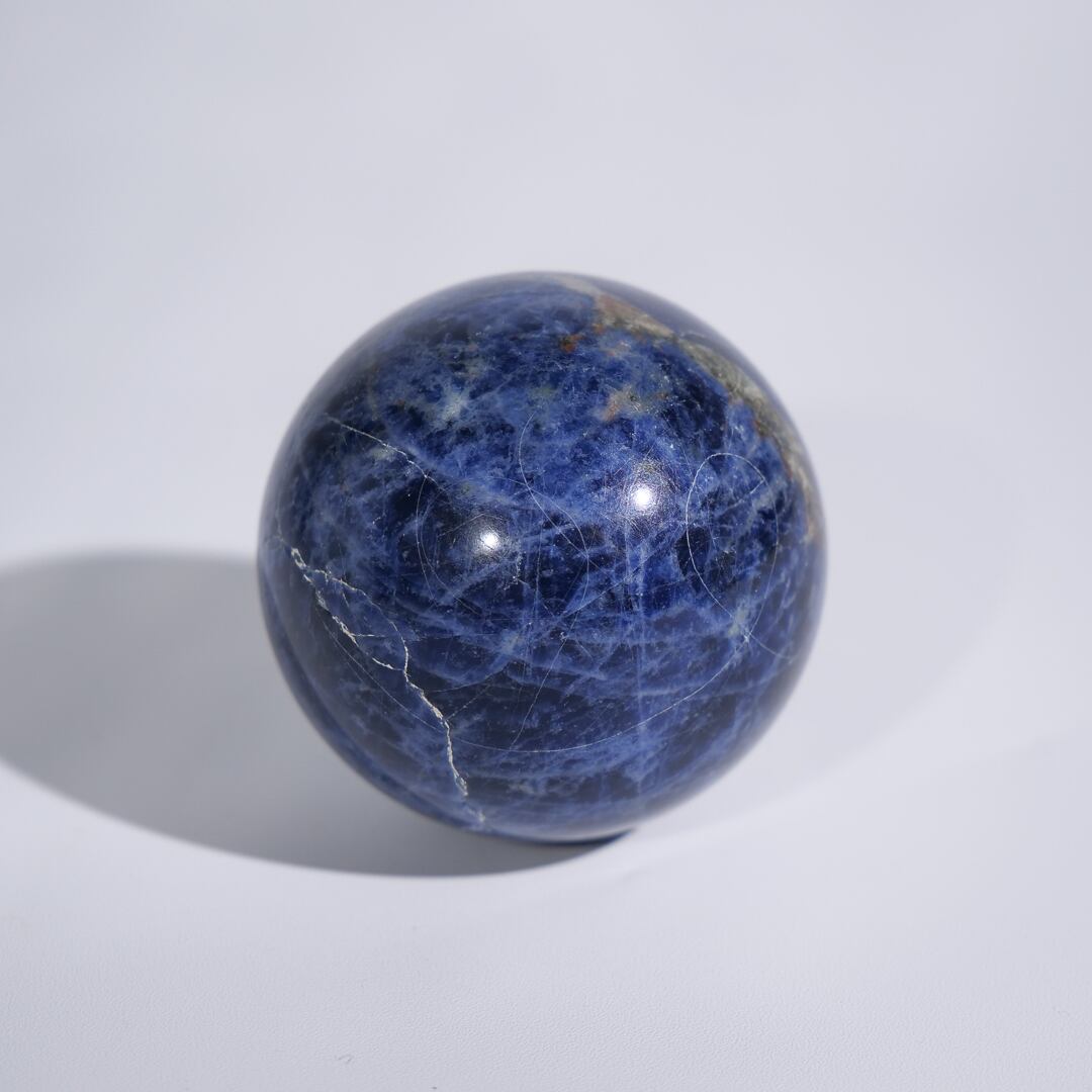 3番レアレピドライトサンストーンアパタイトソーダライト共生スフィア