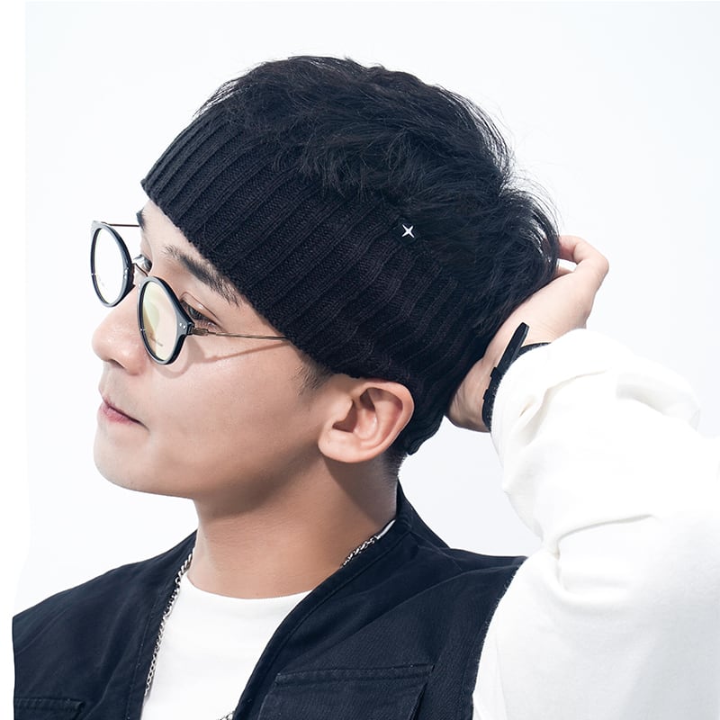 Tumulus: GEGEEN DOMOG ヘアバンド 女性 インターネット 有名人 潮流 ブランド イン つば広 ヒップホップ ニット ファッション 個性 ヘアフープ Tum8487063586