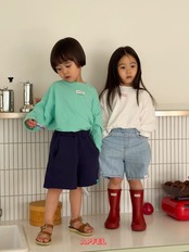 【取寄/韓国直送】APFEL 26/SM ソフトデニムショートパンツ｜夏服｜韓国子供服