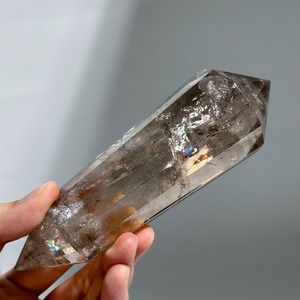 虹◎ミナスジェライス産スモーキークォーツ  ダブルターミネイテッド04 ◇ Smoky quartz ◇天然石・鉱物・パワーストーン