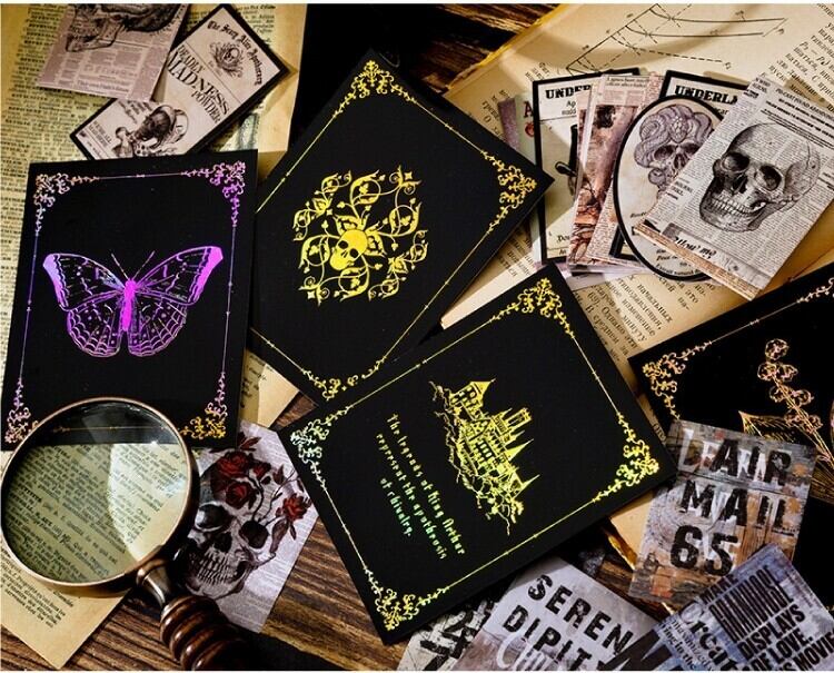 ビンテージ系シール 魔法使いの屋根裏部屋系列 暗黒（注グロテスクな