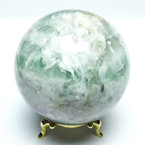 エンジェルフェザー フローライト 丸玉 72mm 一点物 151-7304