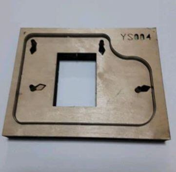 訳あり シンプルなキーホルダーの抜き型 パンチ型紙レザークラフト