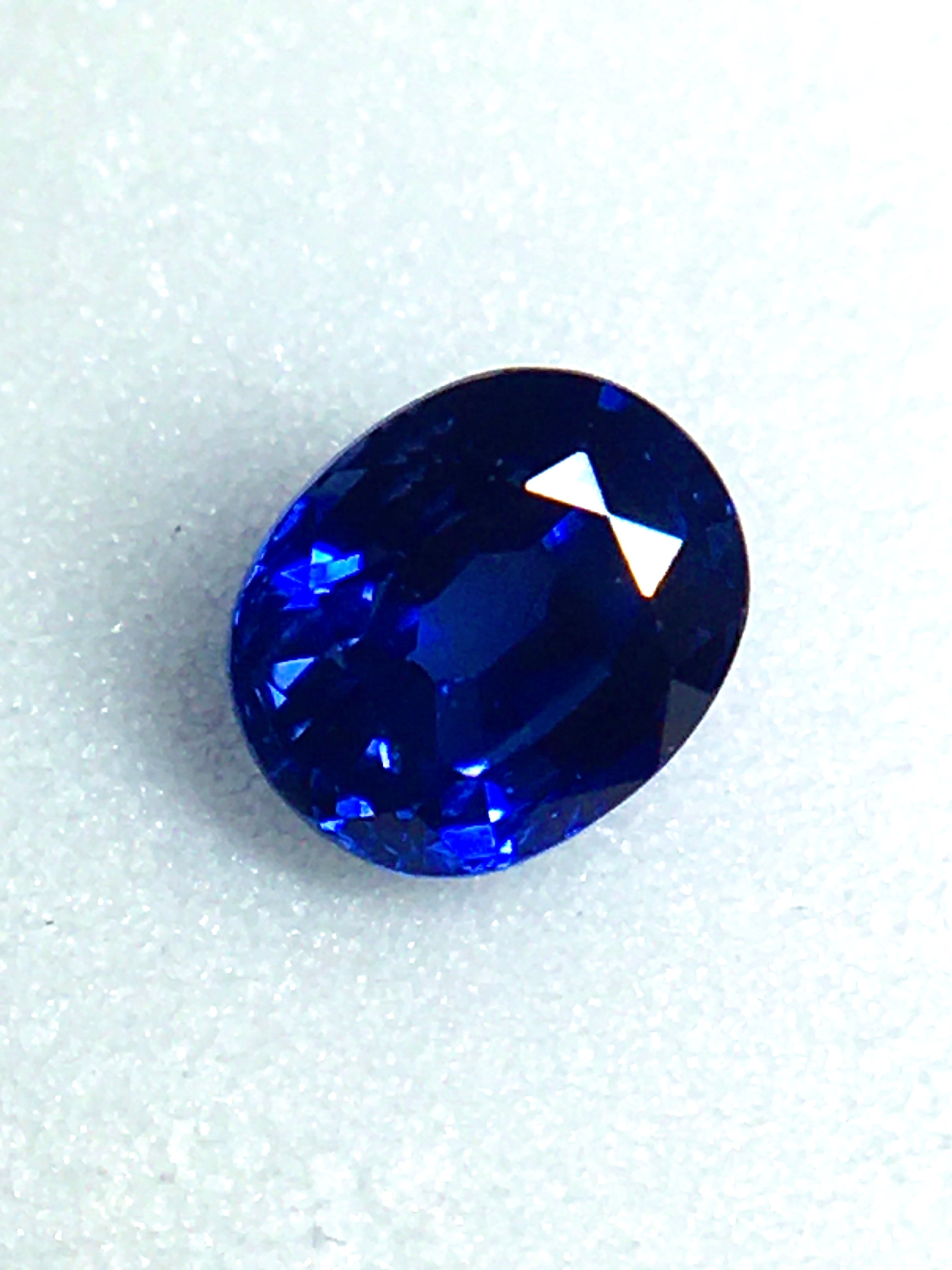 ⭐天然 コーンフラワーブルー サファイア ルース 1.58ct