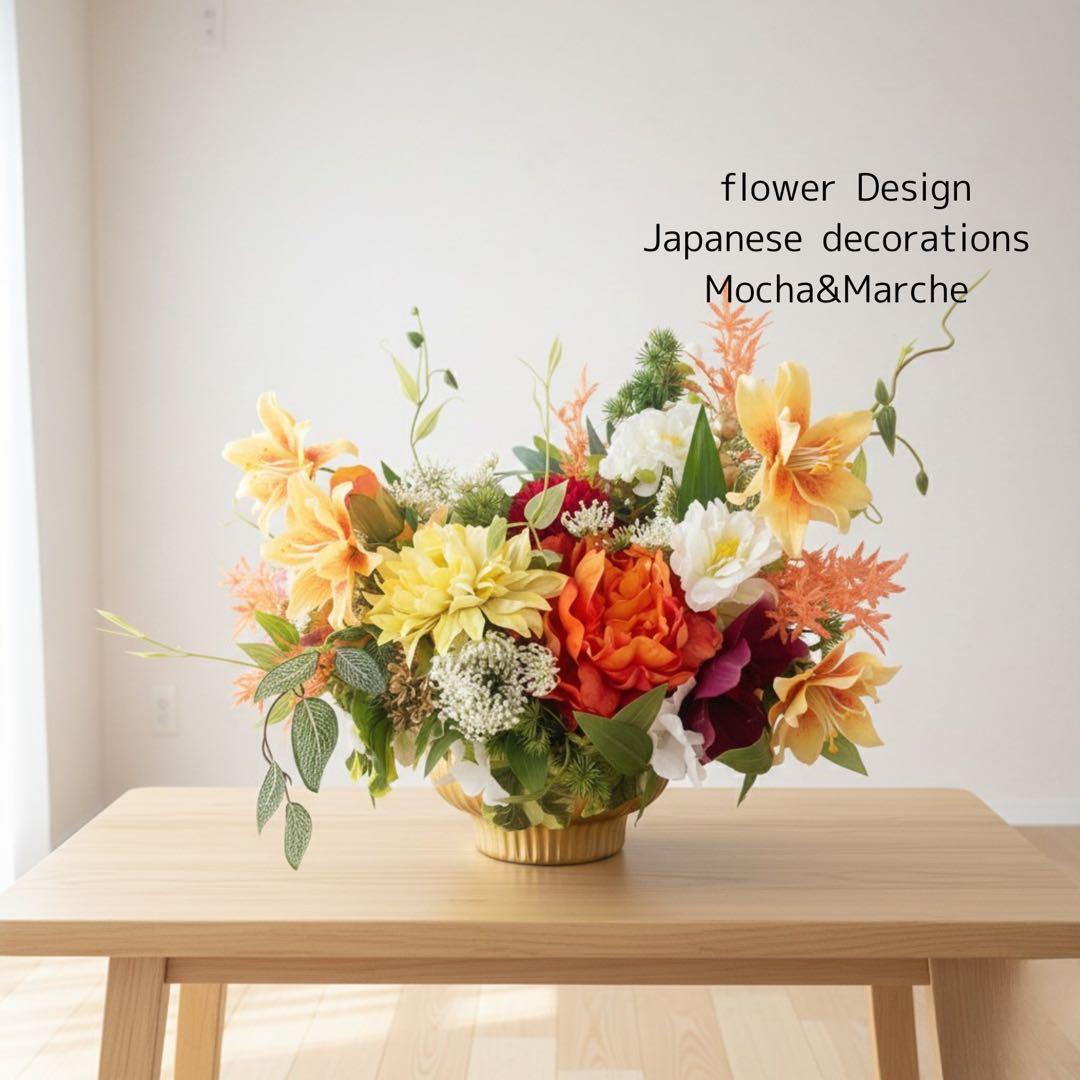 光触媒加工 フラワーアレンジメント｜ローズとグリーンフラワーの